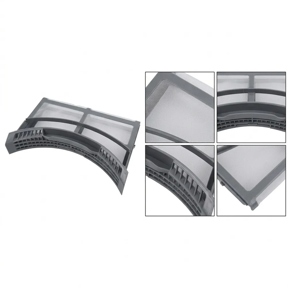 Hard Wearing Dryer Filter Replacement for Samsung DV520AGWXAA DV455EVGSGRAA 02 Stainless Steel ABS Carbon Fiber 33x28x5cm