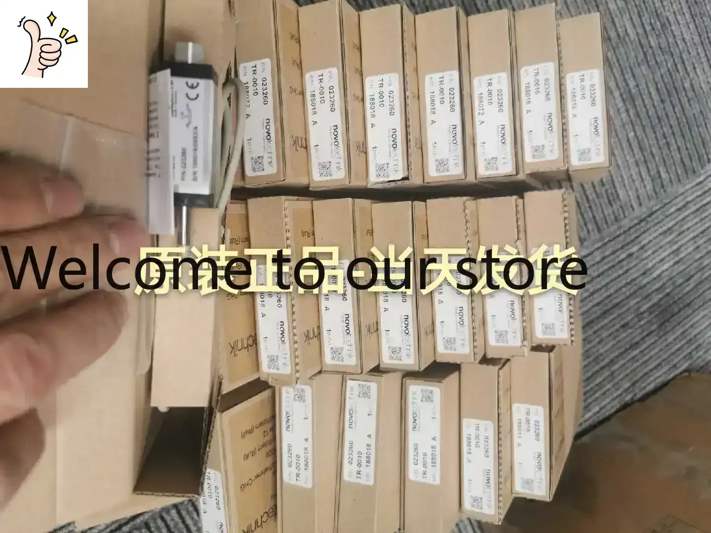 

2026.4 New Original Novo Technik LS1-0025-002-411-101 Displacement Sensor In Stock.