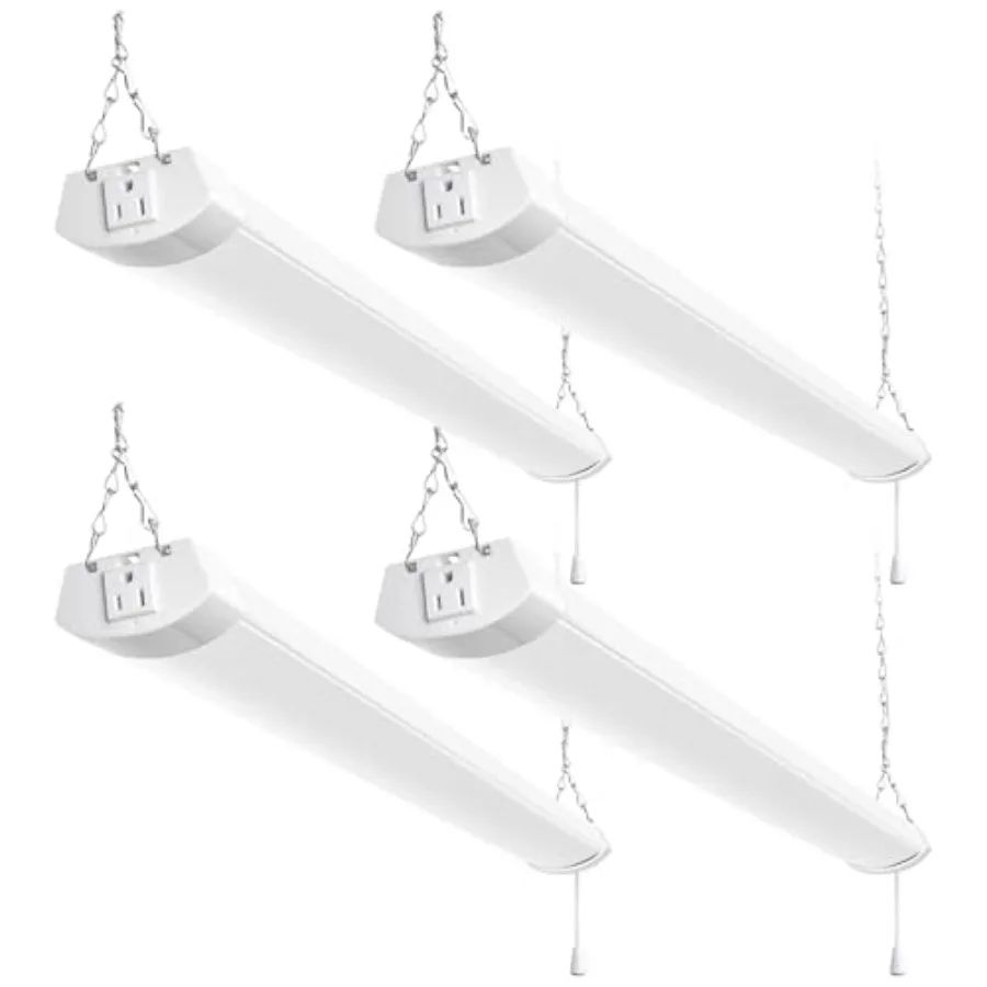 

4Feet 70W LED Shop Light Linkable 8000lm 300w Equivalent 5000K Utility Shop Lights for Garages Workshops Basements Hanging or F