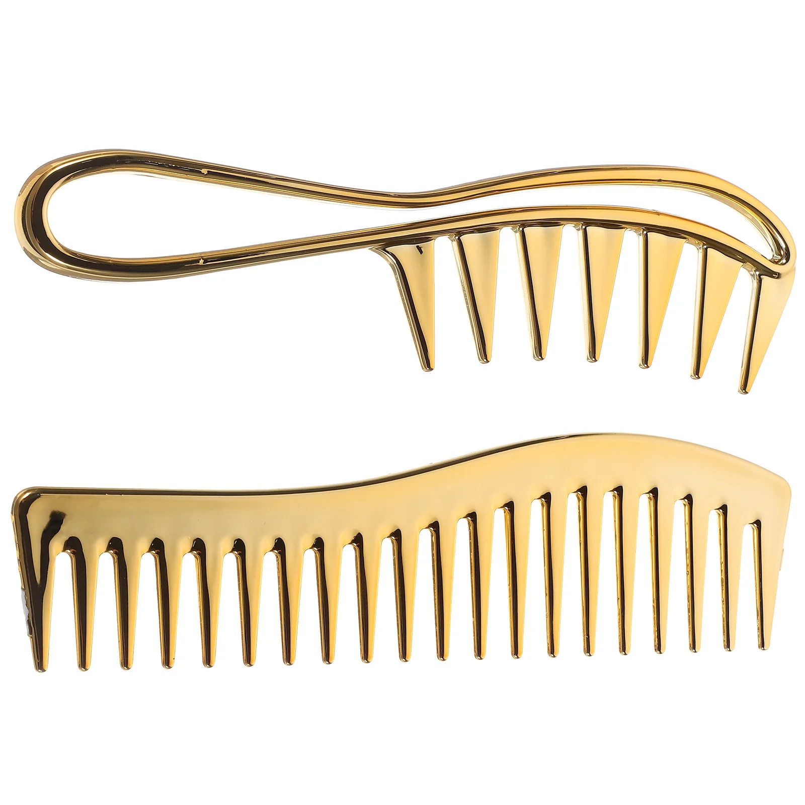 

2pcs Wide Tooth Combs Detangling Combs Hair Hairstyle Tools for Curly Wet Hair wide tooth comb for wet hair