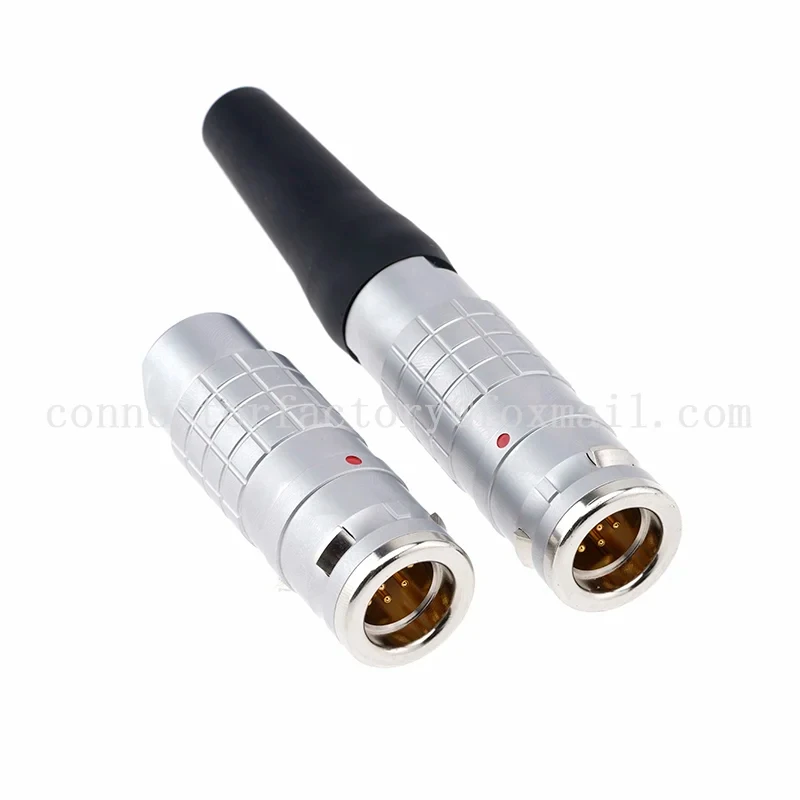 Imagem -05 - Conector de Soquete Macho e Fêmea Push-pull Impermeável Compatível com Fgg Ovo 4k 10 12 20 24 30 40 Pin 48 Ip68