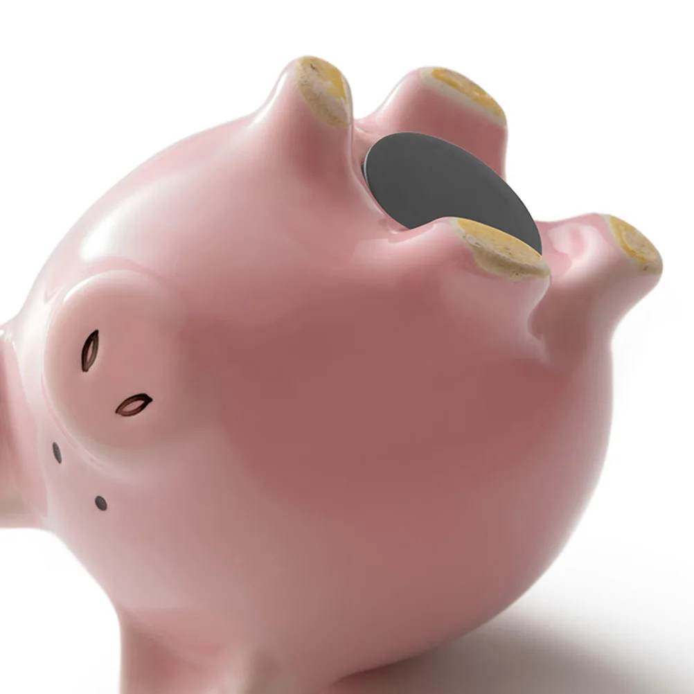 

10Pcs Round Piggy Bank Stoppers Black Rubber Plug Replacement Covers for Coins