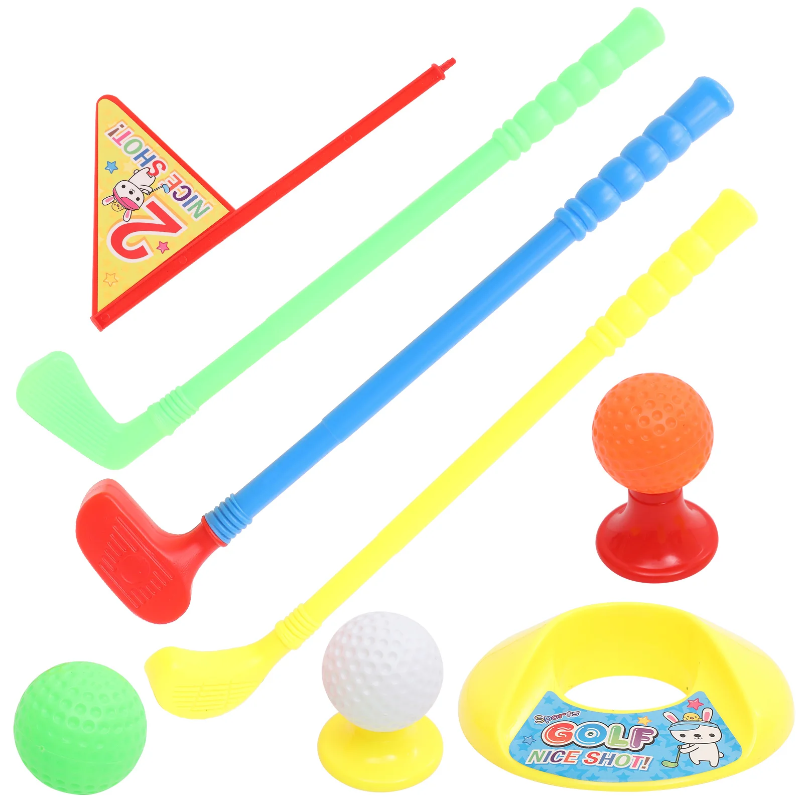 

Baby Golf Clubs Toys Balls for Kids Parent-children Playthings Practical Golfs Games