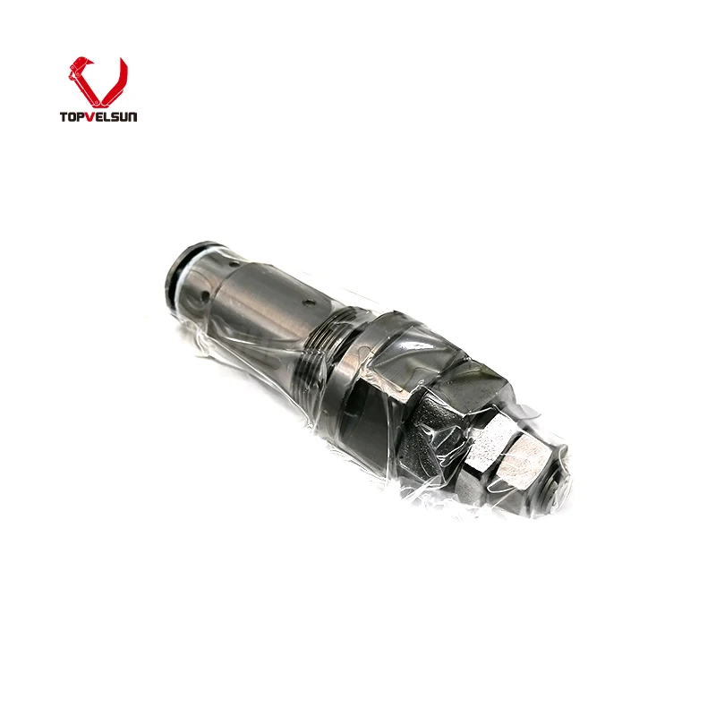 PC200-1 Excavator Main Control Valve 700-90-51001 Hydraulic Relief Valve view 2