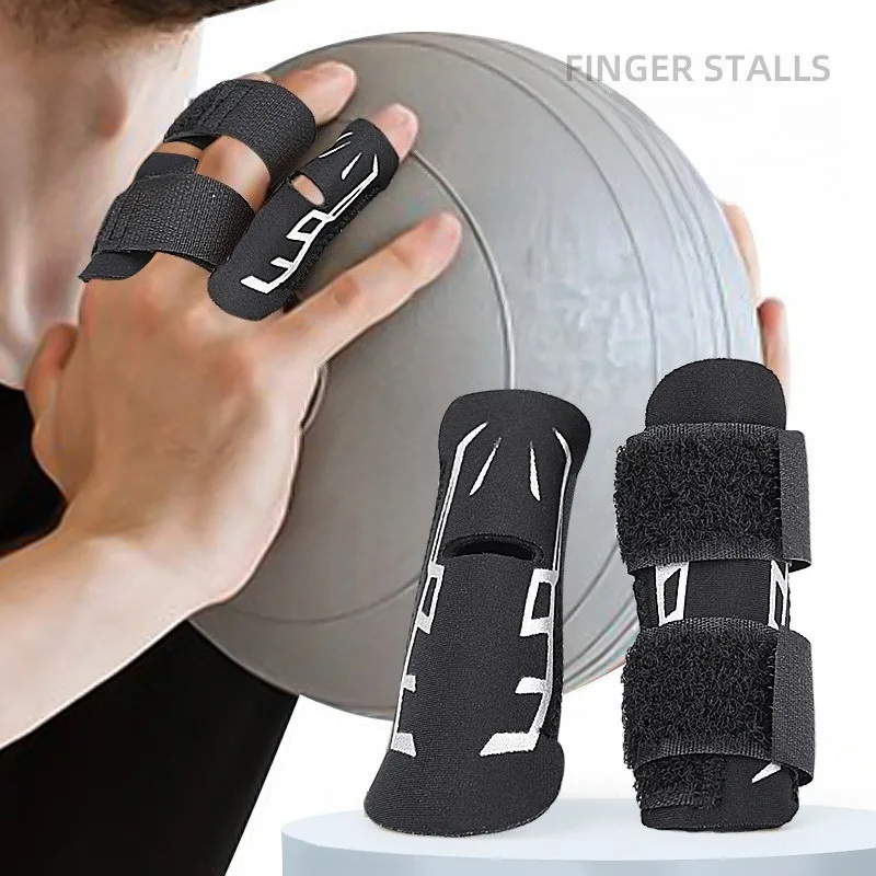 Cinta esportiva para tala de dedo – proteção de suporte ajustável para basquete e vôlei |   Protetor de articulação de dedo