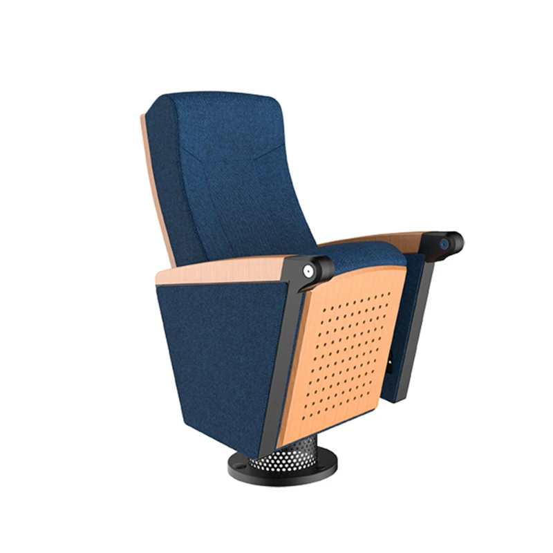 Solid wood auditorium chair ladder training meeting room theater chair music lecture hall