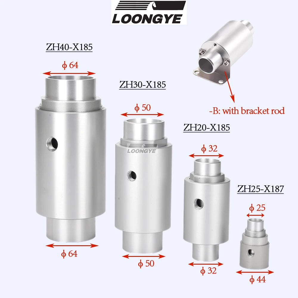 LOONGYE Vacuum Conveyor ZH10/20/30/40-B-X185-187 Air Amplifier Generator Powder Material Feeder Flow Transport Suction Loader