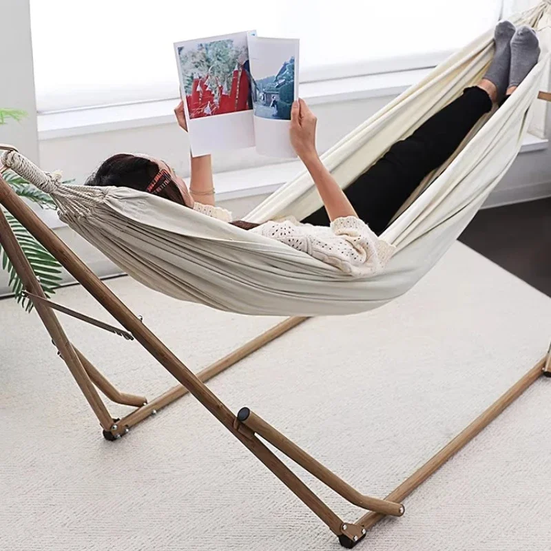 Outdoor Hammock Professional Wilderness Camping Anti-Rollover Adult Outdoor Hammock Network Portable