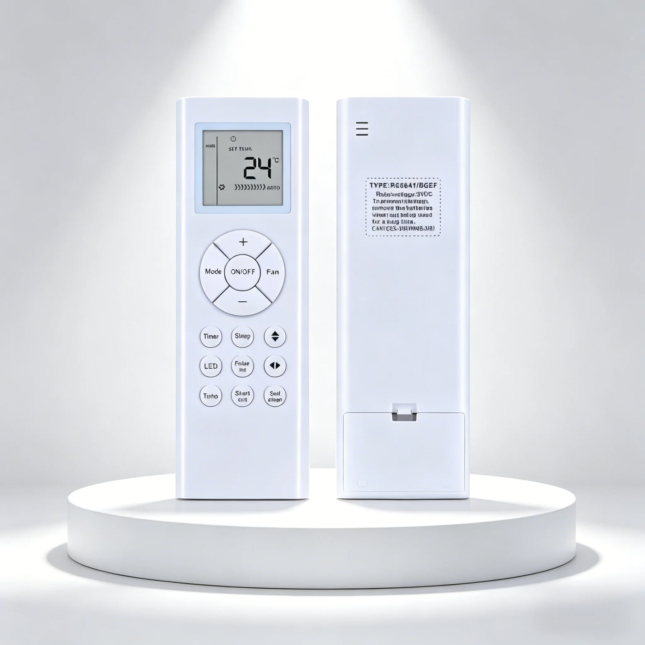 RG66A1/BGEF Commercial-Grade AC Remote, Compatible with RG66A1/BGEFU1 RG66B1/BGEF RG66A12/BGEF RG66A10/BGEF for Hotel & Office U