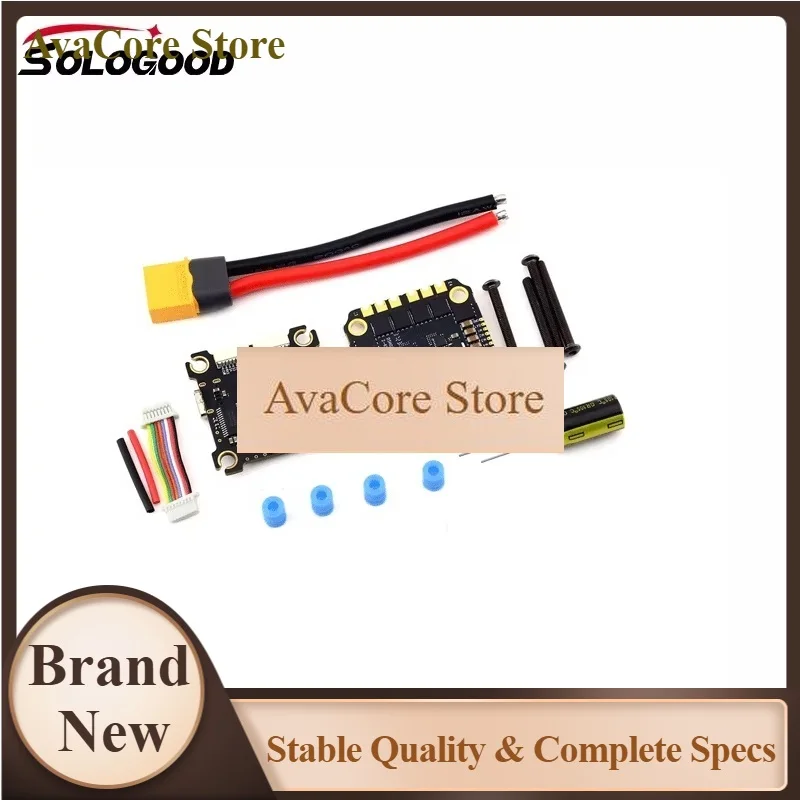 AvaCoreSoloGood F722 V1 60A Stack ICM42688P Dual BEC OSD BlackBox Flight Controller ESC 3-6S LIPO For FPV 7-10 Inch Freestyle Dr