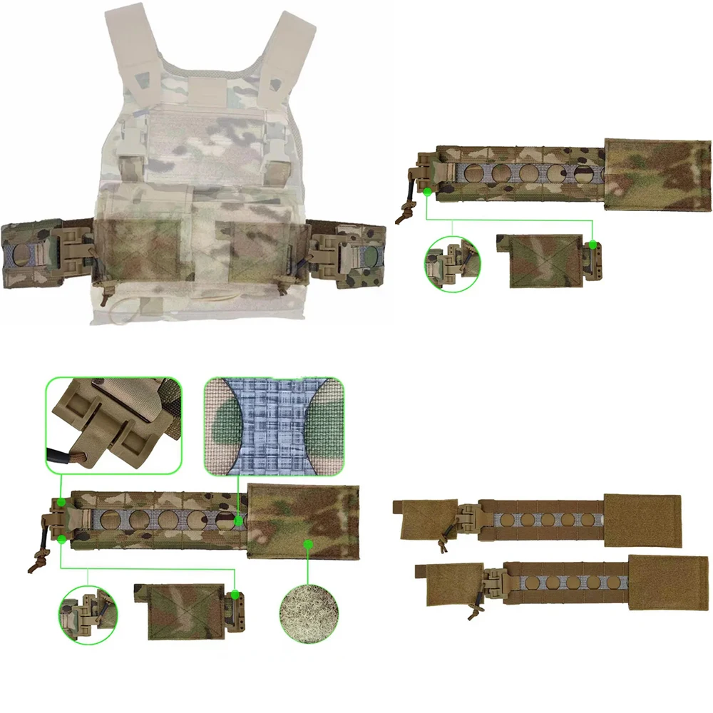 Tactical FRCSC FRCPC LV119 Vest Quick Release Buckle Cummerbund Waist Cover Belt Waist seal