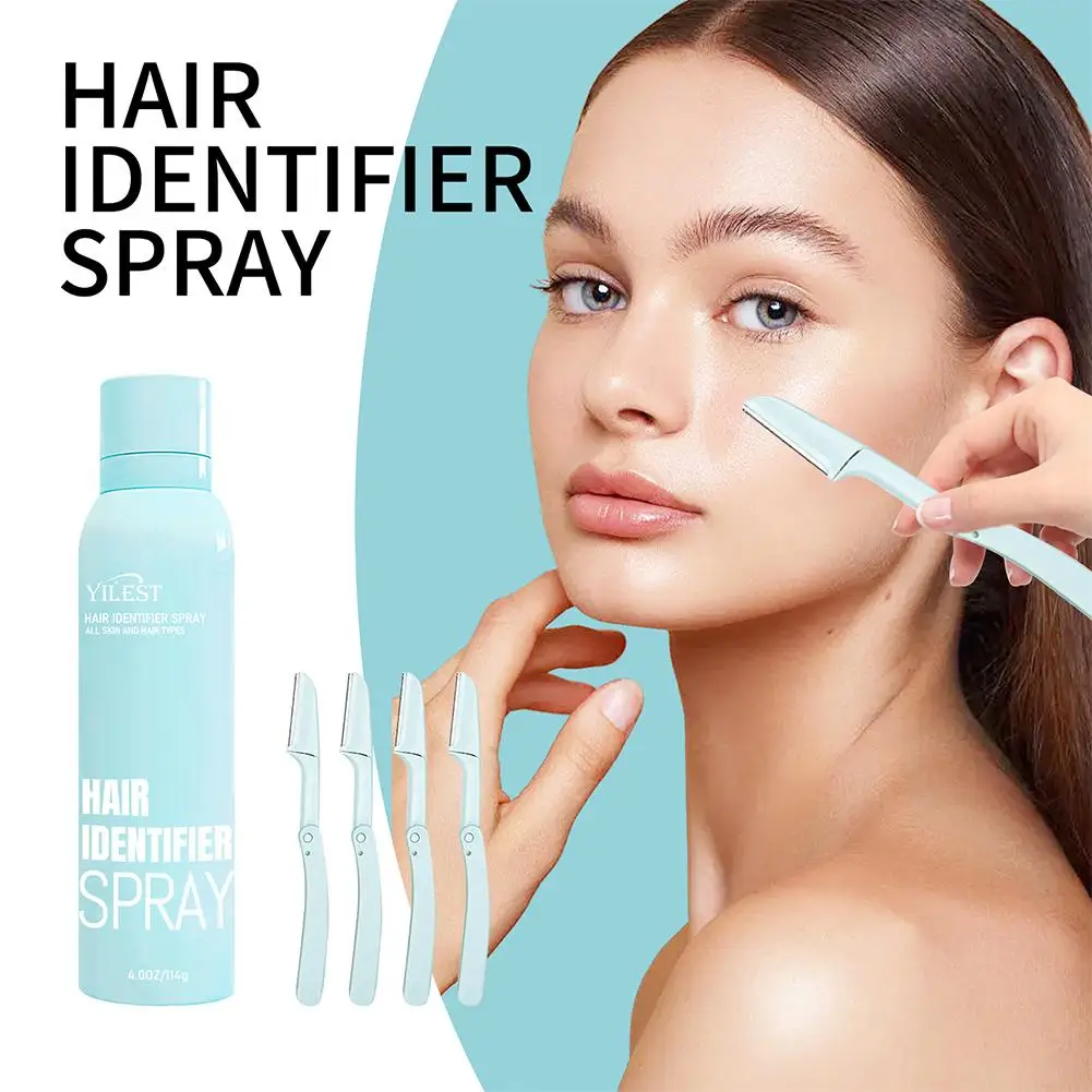 114g Hair Identifier Spray For Face Shaving Moisturizing Dermaplaner Spray For Face Shaving Skin Care Hair Recognition Spray New