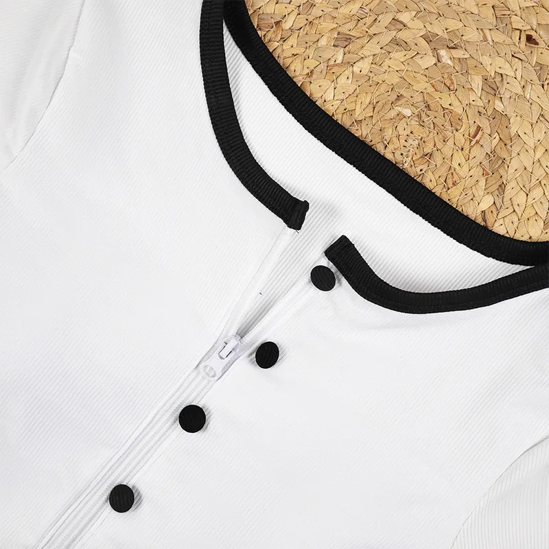 Bikini Push Up Women One Piece Swimsuits 2025 Black Female Swimwewar High Cut Brazilian Biquini Zip Up Swimming Suits Beachwear