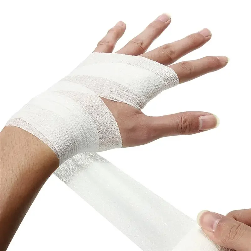 1pc Self-Adhesive Elastic Bandage 5cmx4.5m - First Aid Health Care Gauze Tape for Emergency Muscle Treatment