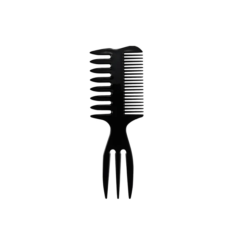 1/2pcs Portable Plastic Thickened Oil Comb Set Wide Toothed Comb Classic Oil Comb Styling Hair Brush