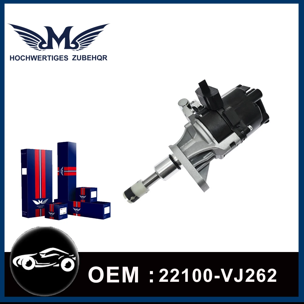 

M Brand 22100-VJ262 1PCS Ignition Distributor For Nissan Navara D22 KA24DE 2.4L 4CYL 1999up 22100VJ262 DST7004 T2T62071