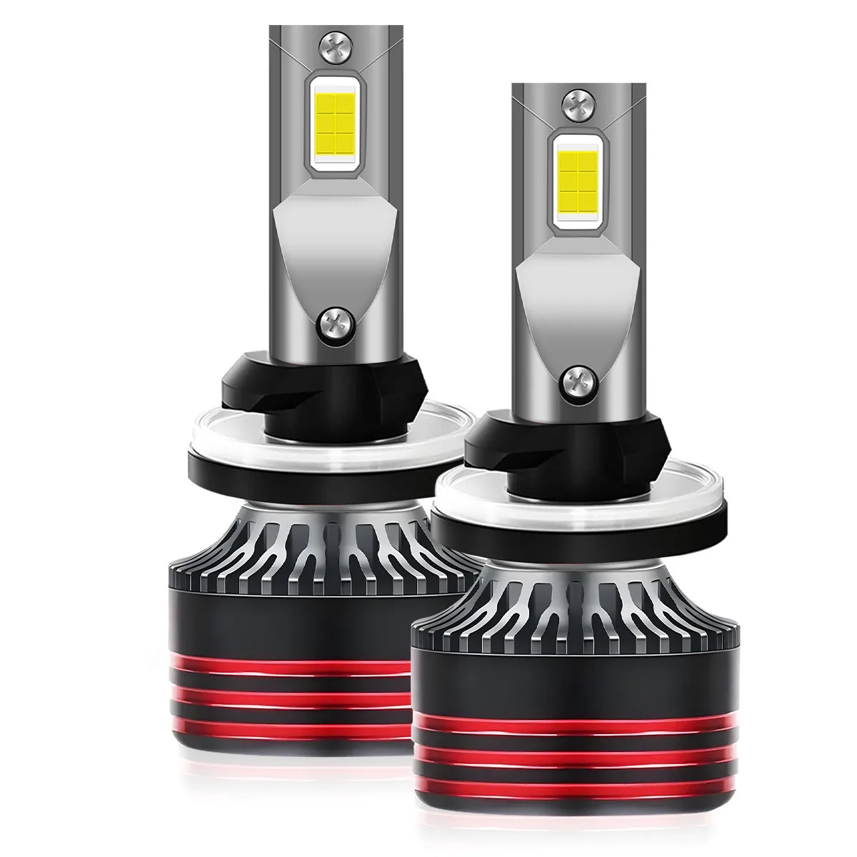 

H1 H3 H7 H11 9005 9006 9012 5202 H4 H13 9004 9007 M8por LED Headlight Bulbs 12V 65W 6000K 3570 Chips Car Light Retrofit