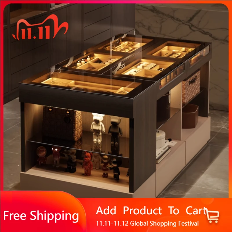 

Compact Jewelry Display Cabinet Storage Bucket Cabinet Household Cabinets Living Room Princess Armoires De Salon Hotel Furniture