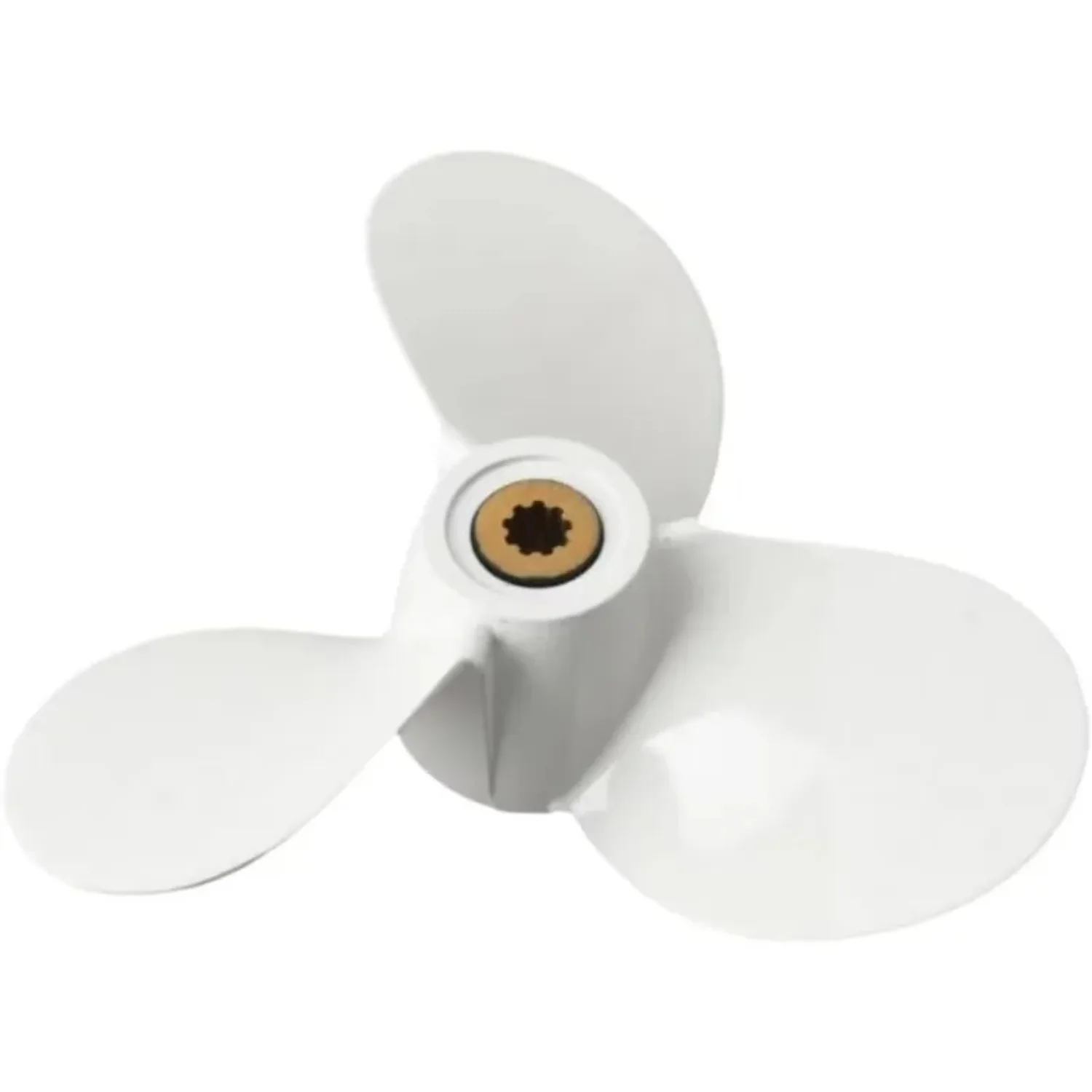 Aluminium Boat Propeller 6E0-45943-01-El 7 1/2X7 Compatible With 4Hp 5Hp 6Hp 9 Tooth Shaft Engine Replacement