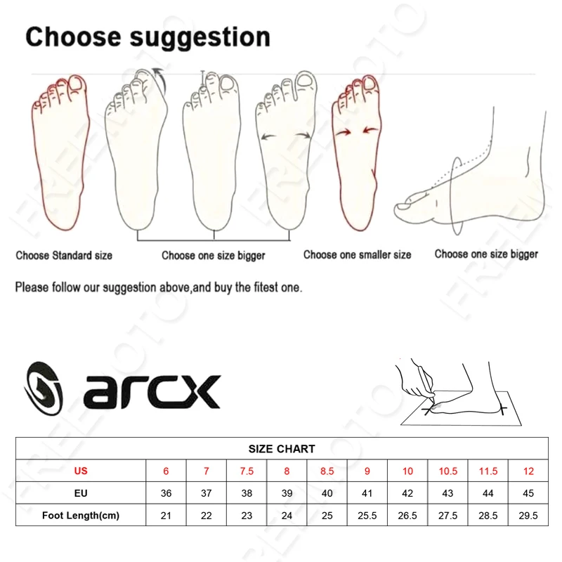 ARCX 남성용 오토바이 부츠, Botas Moto Motocross 신발, 오토바이 바이커 초퍼 크루저 투어링 앵클 슈즈, 여름 라이딩 부츠