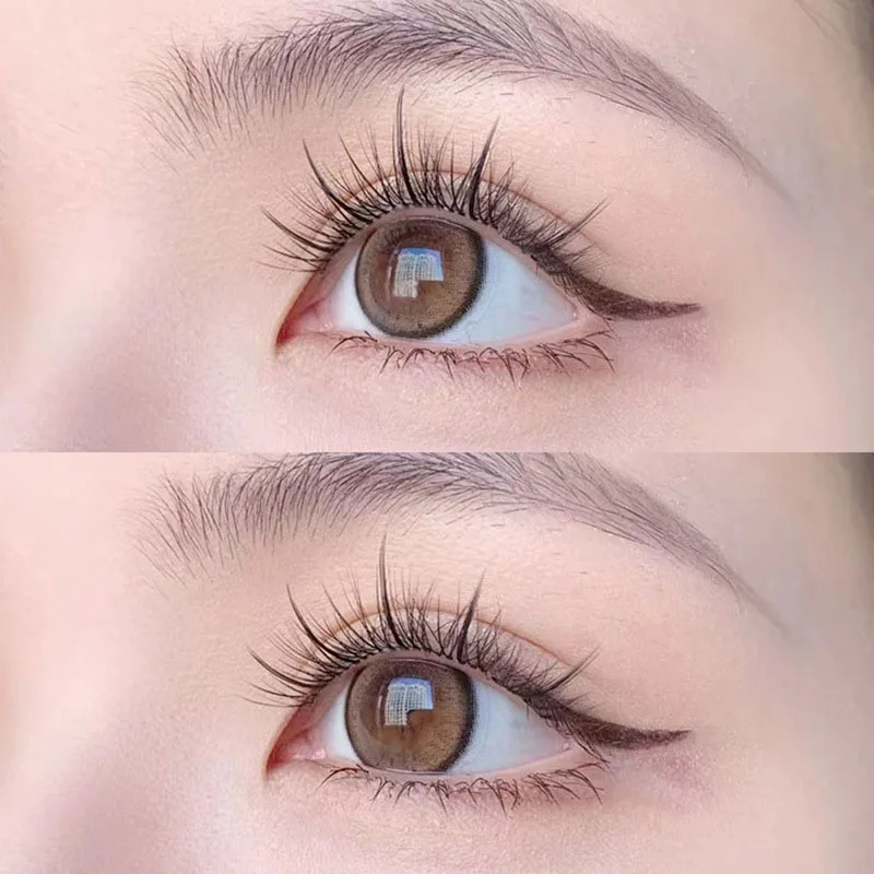 Hoa Hướng Dương Giày Lười Nam Bộ Ba Mỹ Gốc Ghép Lông Mi Giả Quạt Lông Con Quỷ Nhỏ Đuôi Cá Tự Nhiên Eyelash Dụng Cụ Trang Điểm