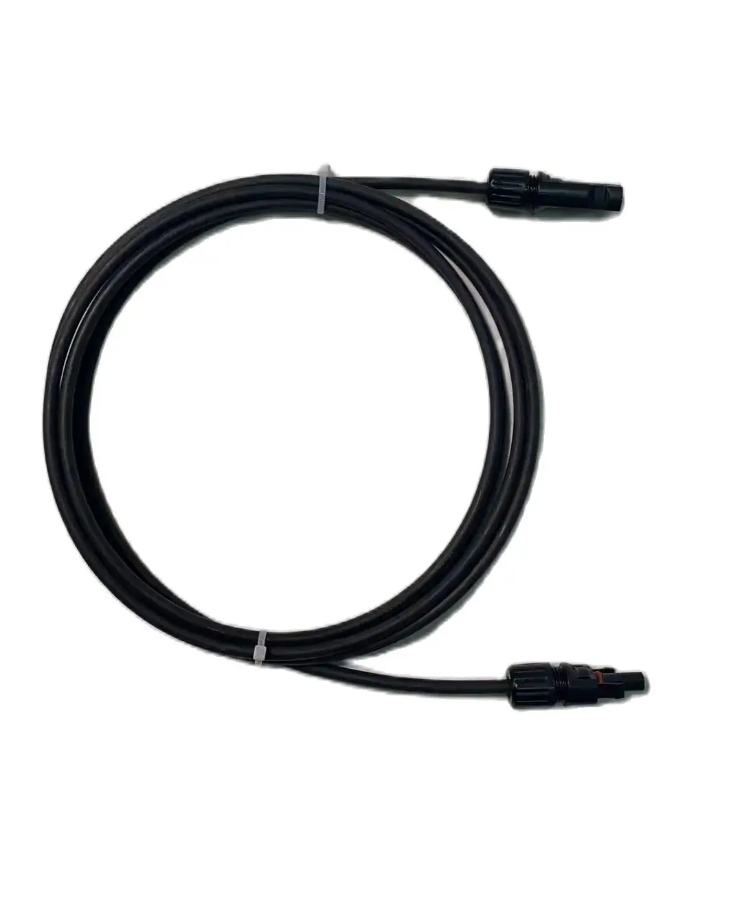 1 زوج 11AWG كابل الطاقة الشمسية للوحة اتصال تمديد الكابلات الشمسية مع موصل أسود زائد أحمر