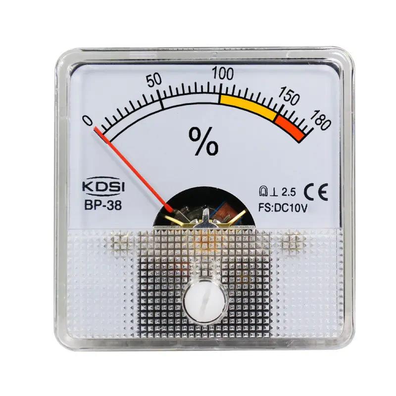 KDSI Pointer Load Meter BP-38 DC10V0-180 Percentage Meter, DC Voltage Meter