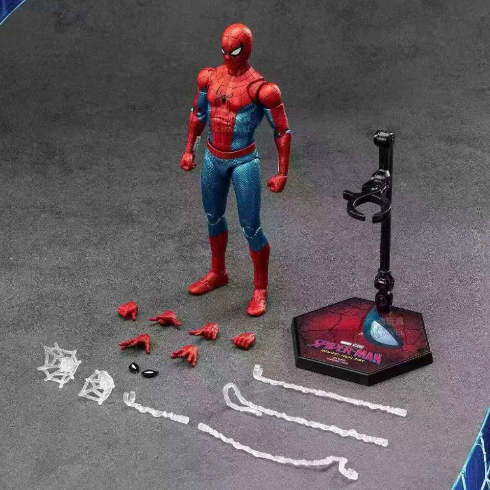 Figuras de Acción Originales de ZD Toys, Spider-Man, Nuevo Modelo Articulado de Peter Parker, Colección de Juguetes de la Película Los Vengadores