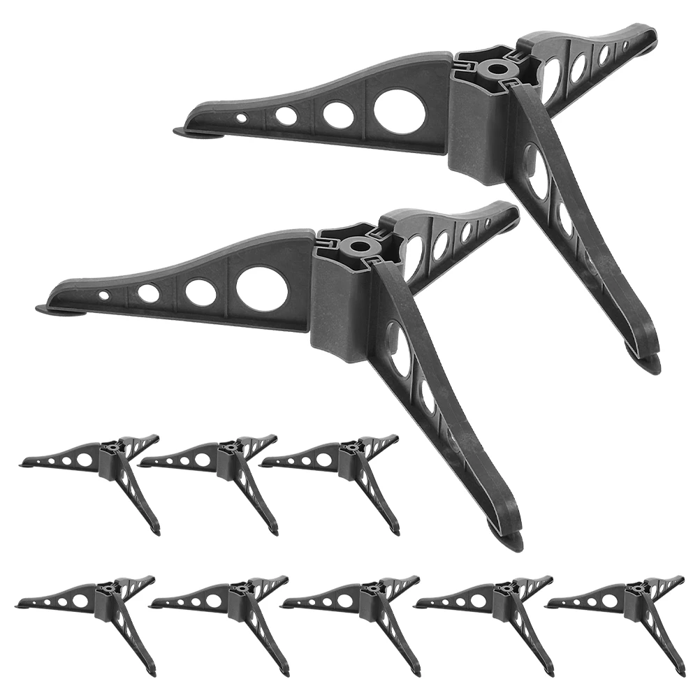 

10Pcs Christmas Tree Stand Sturdy Plastic Xmas Tree Base Holder Compact Design for Easy Storage Christmas Supplies