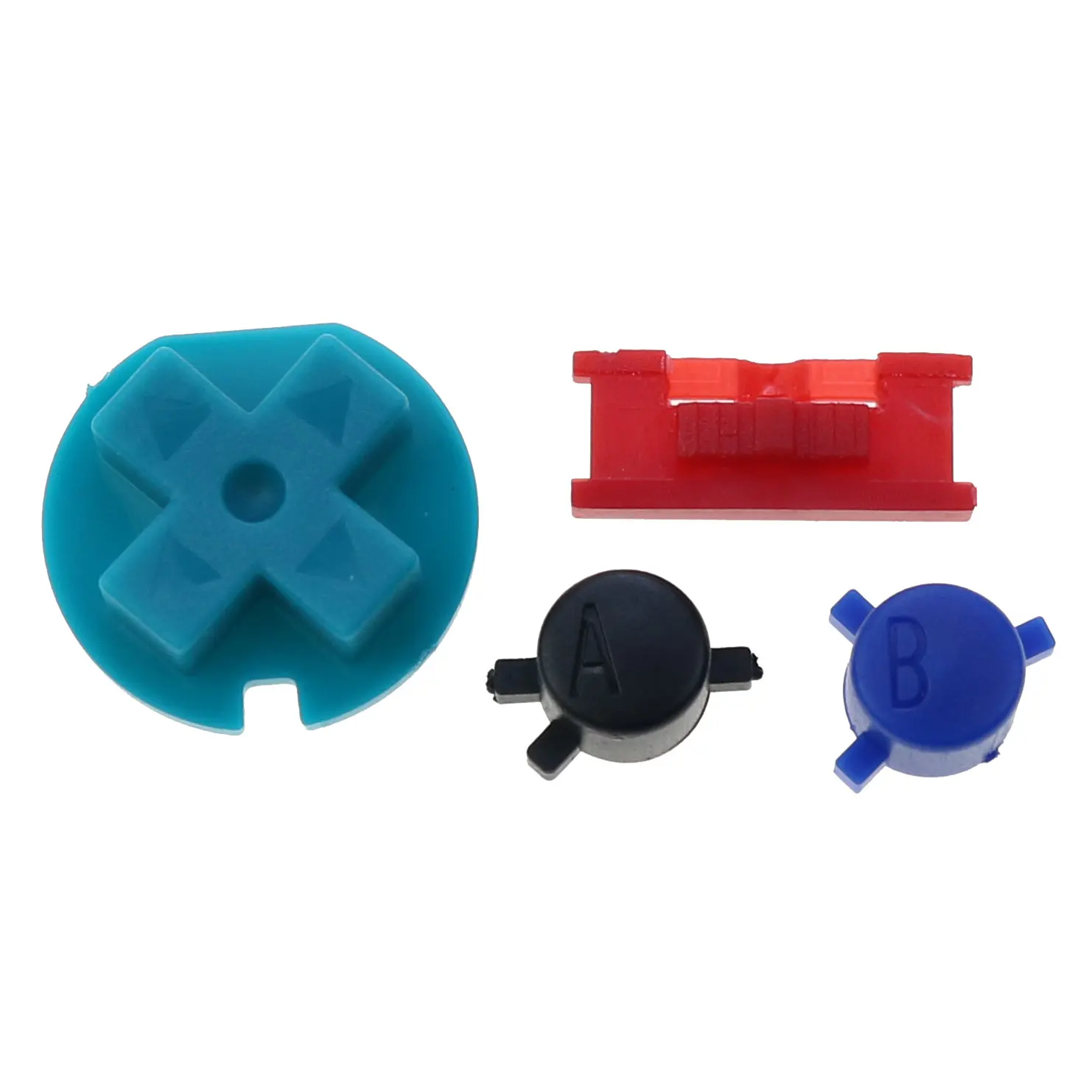1 set di pulsanti di ricambio A colori kit D-Pad A B per GB GBC GBP kit pulsante di ricambio per giochi fai da te