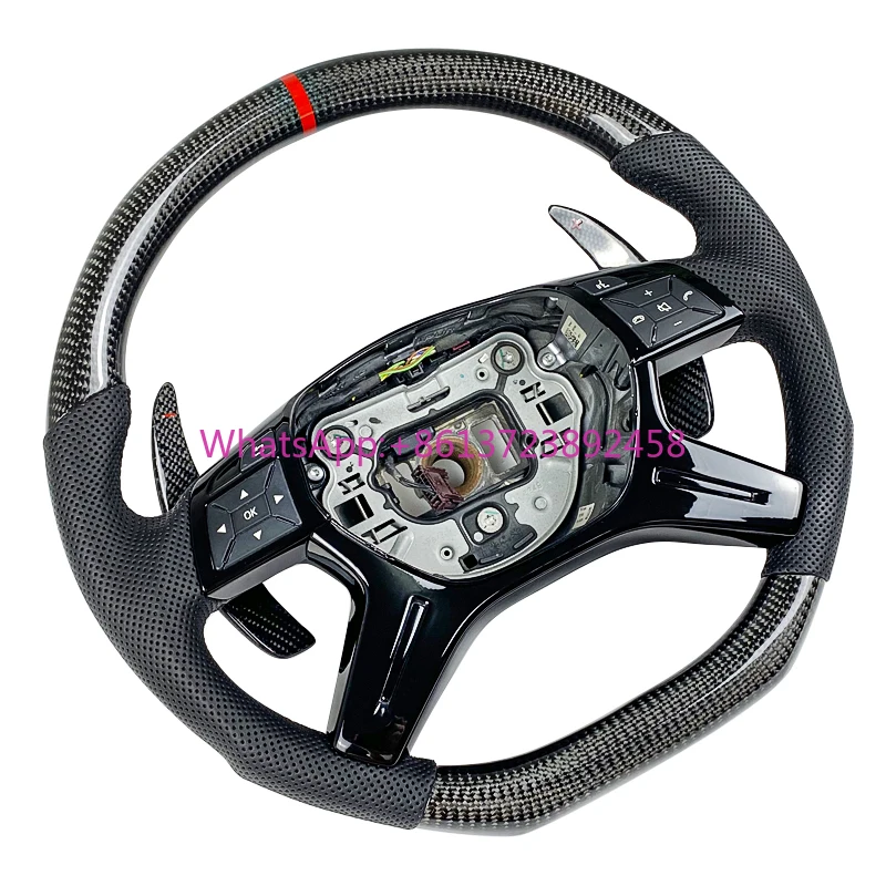 

Carbon Steering Wheel for Mercedes G CLK E CLS SL Class W209 W211 W219 W463 R230 2009 2010 2011 2012 2013