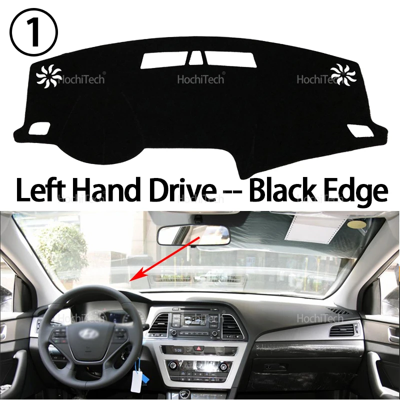 For Hyundai Sonata LF 2015 2016 2017 2018 2019 High Quality Dashboard Mat Dashmat Cover Pad Sunshade Carpet Accessories