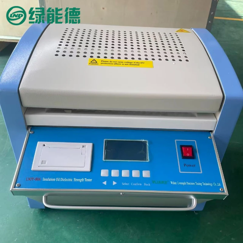 LNJY-80KV 100KV Oil Test Set Insulating Oil Dielectric Strength Meter Digital Tester for Power Systems