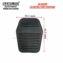 2pcs Pedal Pad Rubber Compatible With For Ford Fiesta Fusion Focus 94BB7A624AA 97KB2457AB