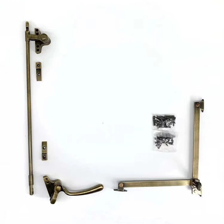 Retro door and window handle all copper material old bungalow temple accessories big appearance