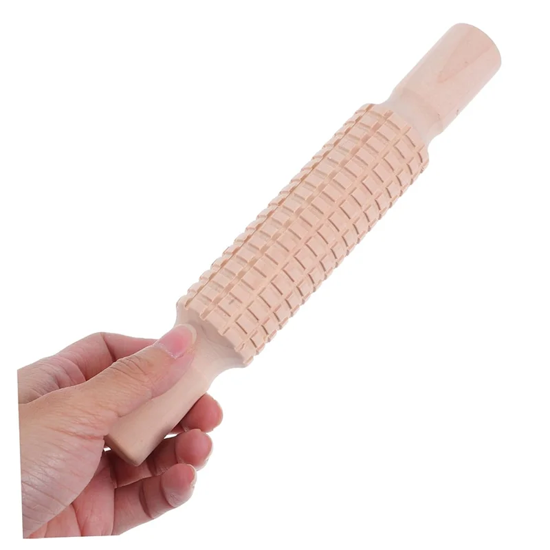 

GTBL 3-х шт. детские палочки с тиснением, деревянная текстура, грязеотный узор, роликовый стержень, набор для домашней керамики