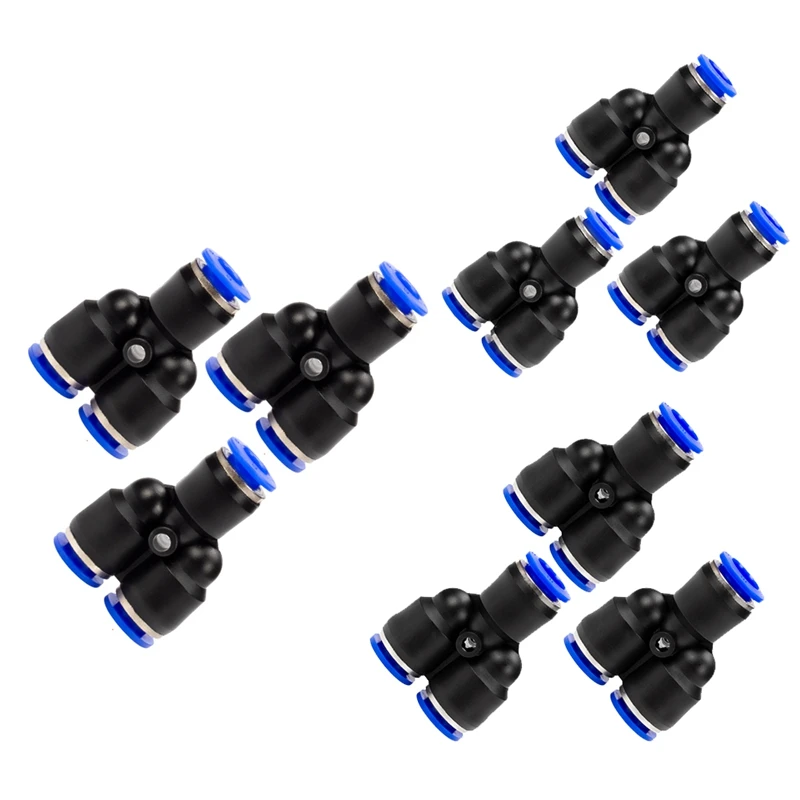 

1 Set Plastic Quick Connectors For Air Water Connecting Pyconnect 10Mm Y Shape PY-10