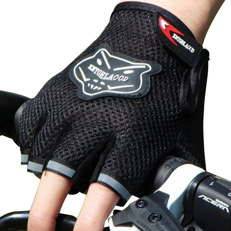 AliExpress NONE Fingerless Cycling Gloves Comfortable Durable Half Finger Bike Riding Gloves Non-Slip Bicycle Hand Protector for Men Women
