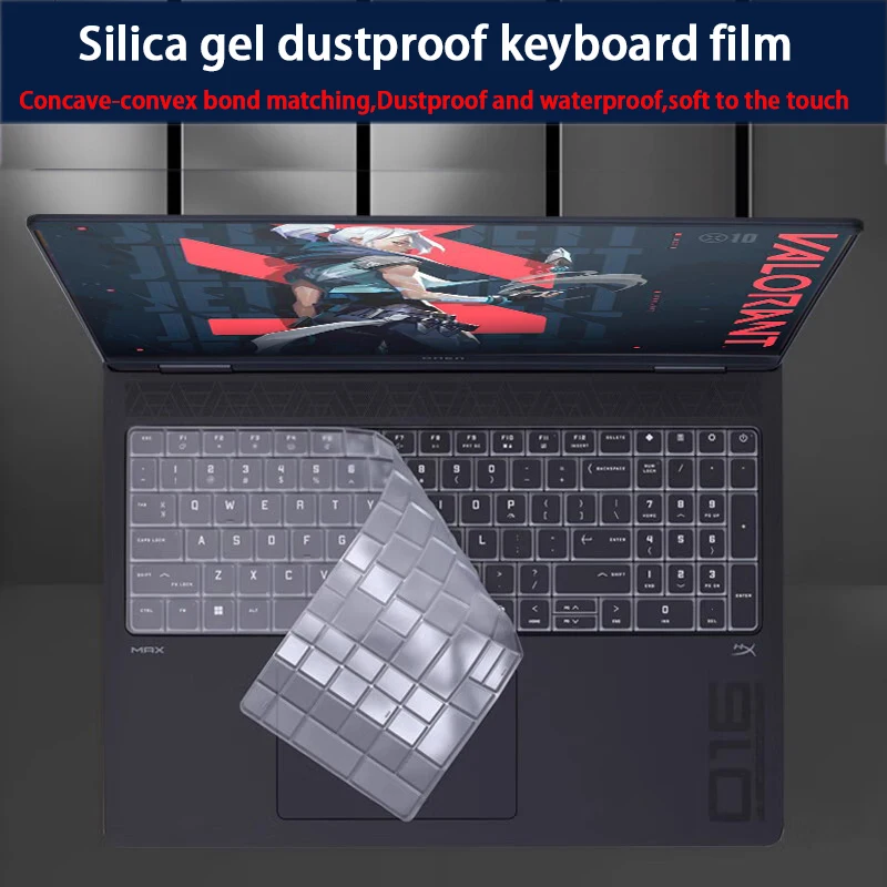 

Силиконовая пленка для клавиатуры HP OMEN MAX Gaming 16-ak MAX16-ah, пленка для экрана ноутбука, закаленная пленка, HD-пленка, матовая пленка, антисиняя пленка