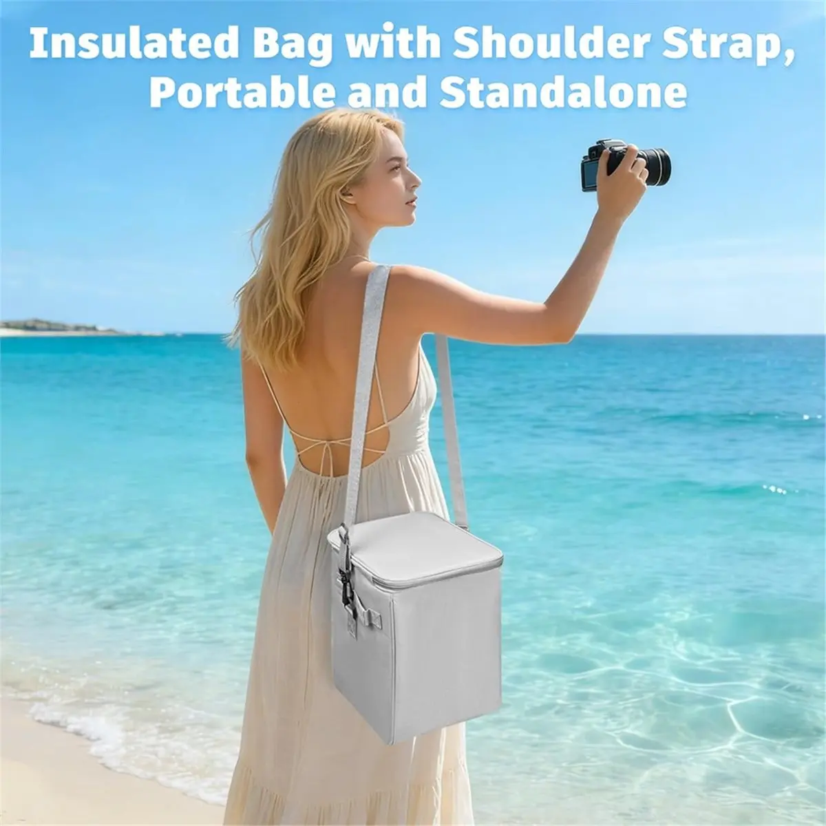 Multi-use Gear 2-in-1 Cooler Organizer Insert for Accessories, Portable Leak-Proof Ice Chest,