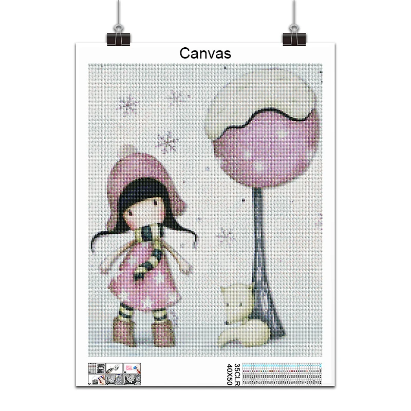 5D DIY Diamond Painting Cartoon girls Princess Christmas anime Full Square&Round mosaic embroidery Cross stitch home decor Art