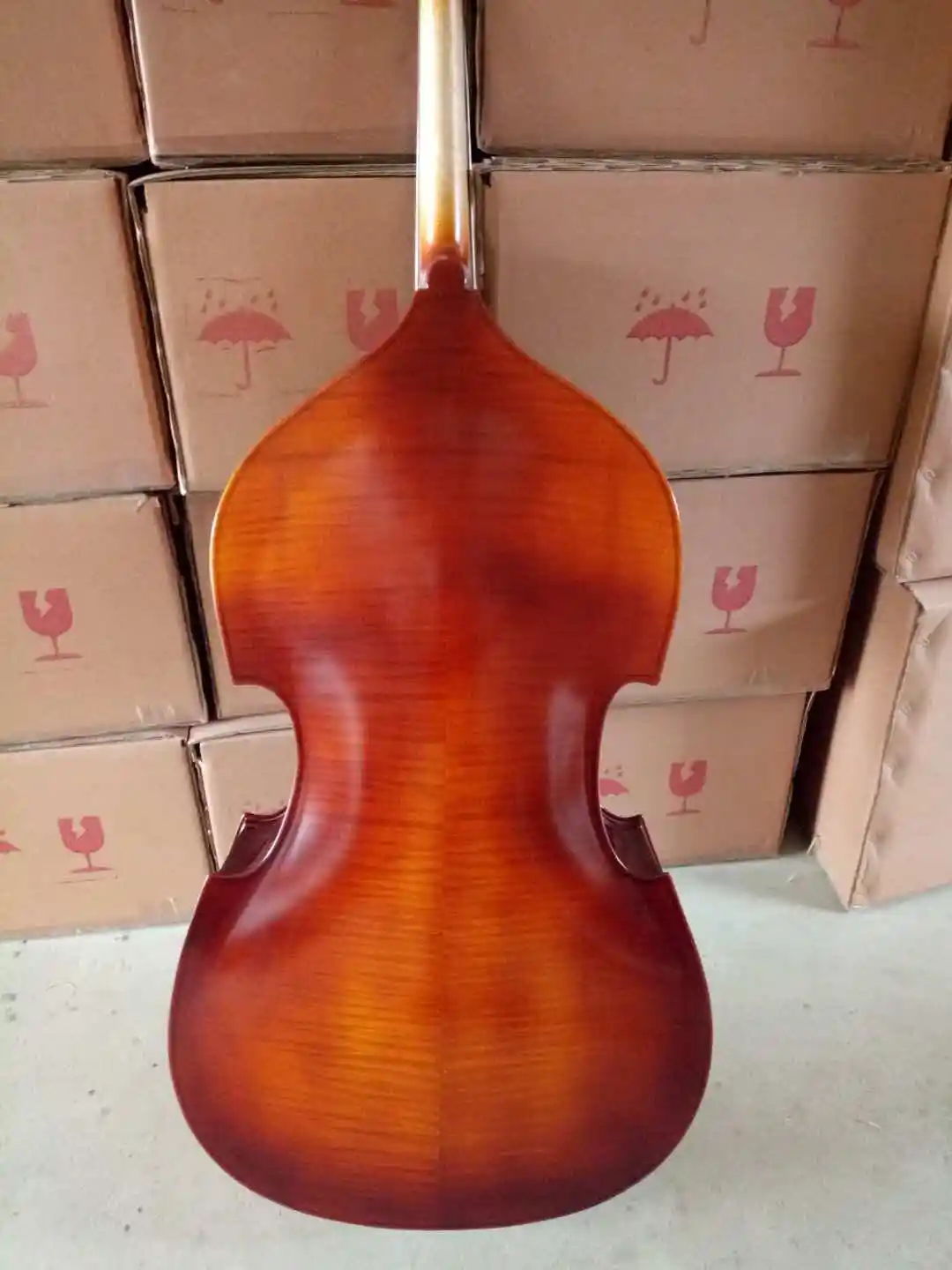 3/4 Student Level Art Flame Plywood Acoustic Double Bass