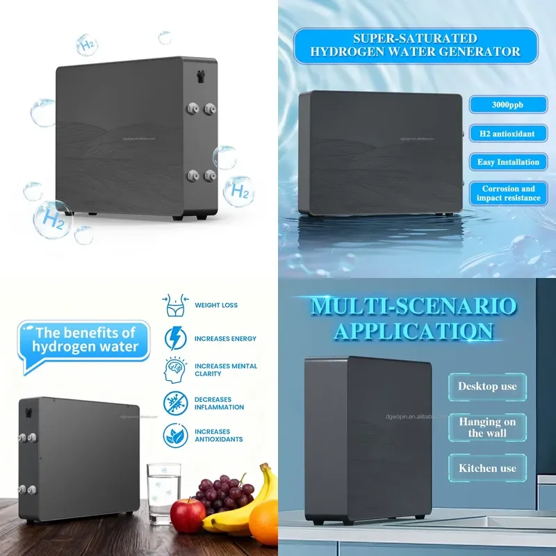 

Electric Rich Water Generator for Compact Multifunctional Stainless Steel Devices High Concentration 3000ppb