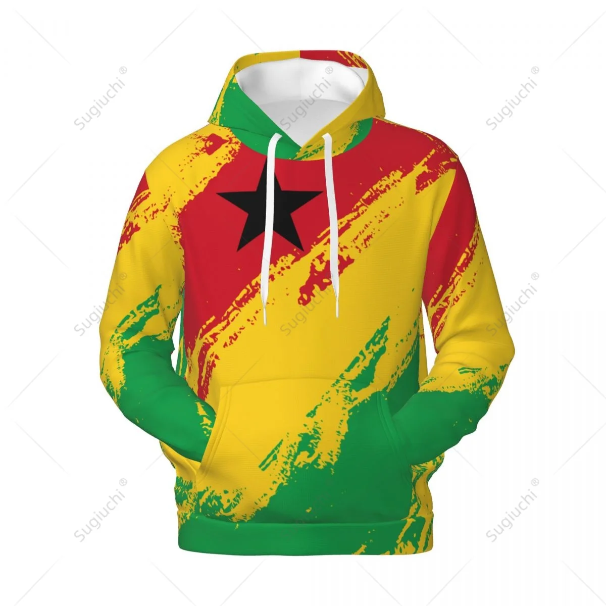 

Unisex Guinea-Bissau Flag Color Hoodie 3D Men Women Harajuku Sweatshirt Pullover Hoodies Polyester Casual