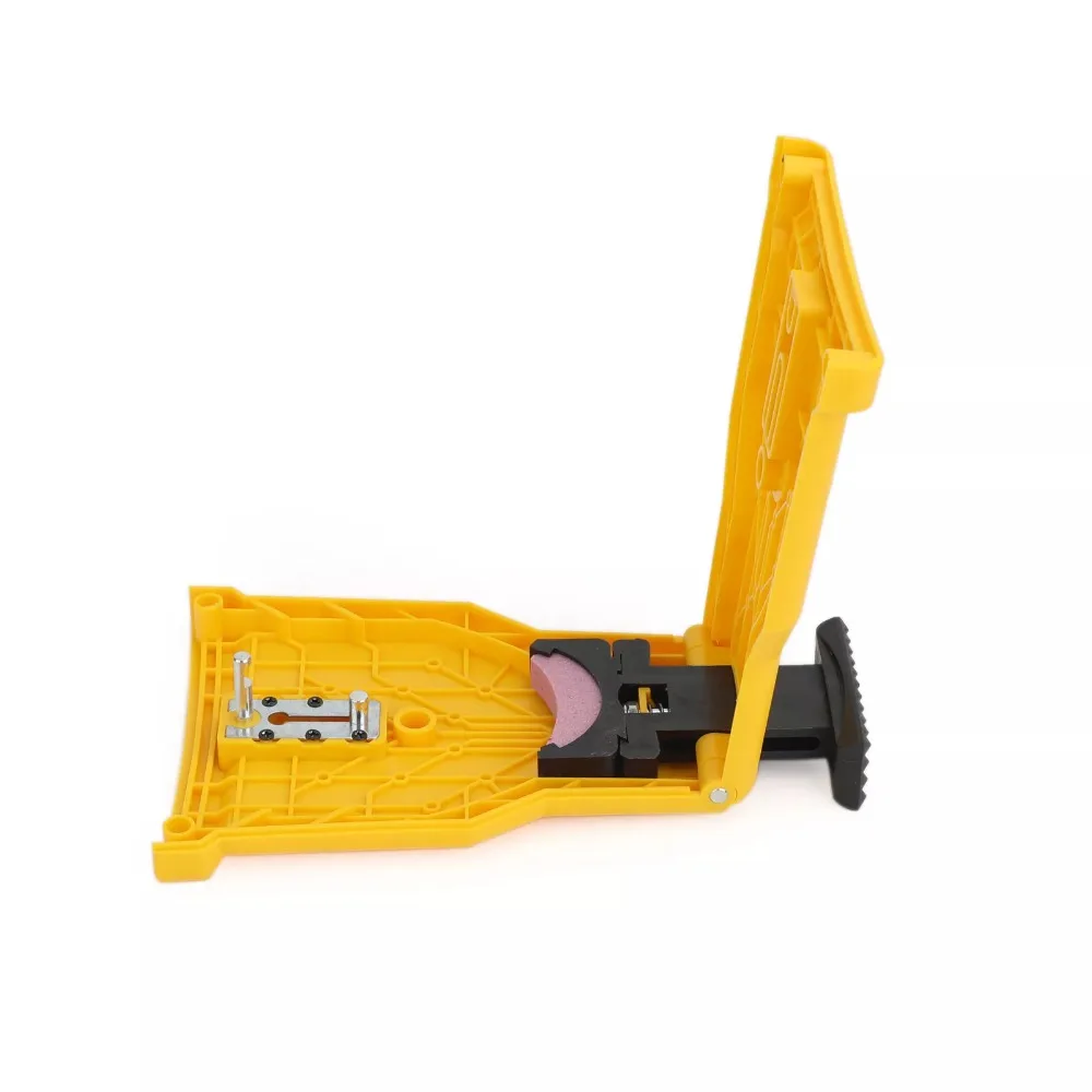 Imagem -03 - Dentes Universal Cadeia Saw Sharpener Portátil Bar-mount Chainsaw Sharpener Amarelo Rápido Afiar Ferramenta ao ar Livre