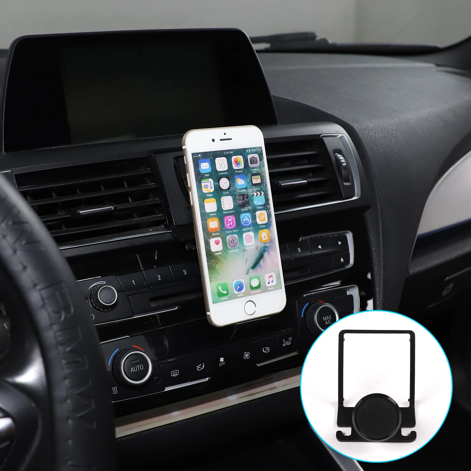 For BMW 1 2 3 4 Series F20 F21 F23 F30 F31 F32 F33 F34 F35 F36 2013-2019 Automotive Center Control Phone Stand Automotive Parts