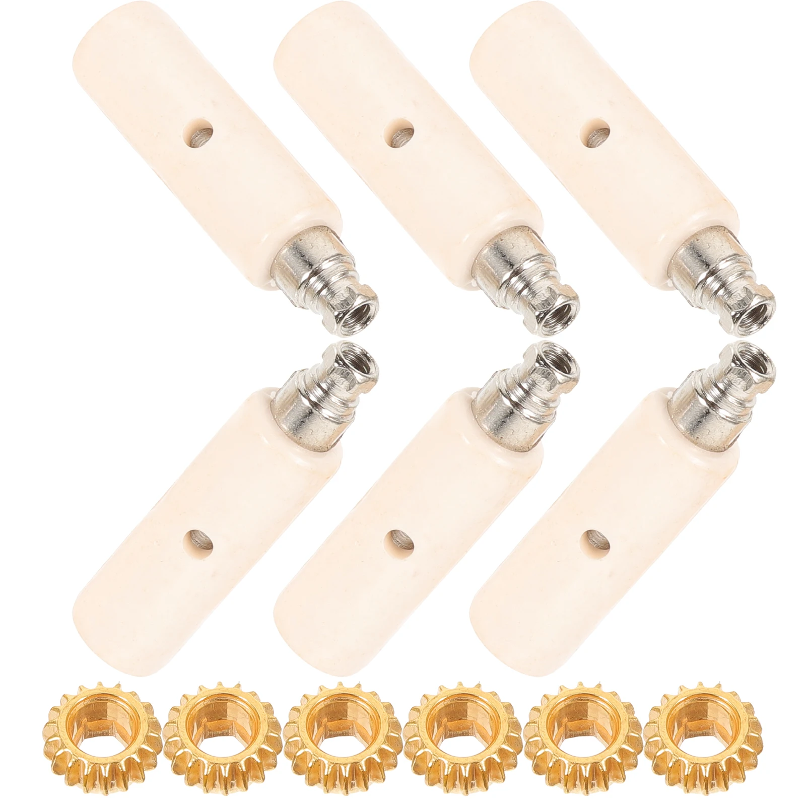 

String Gear Set Guitar Tuning Machine Heads Knobs Pegs ABS Durable Small Accessories Sturdy Gears Electric Acoustic Bass Tuners