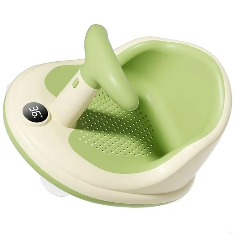 

F19F Infant Bathtub Tool Comfortable Baby Bath Chair Toddler Bathing Stool for Shower