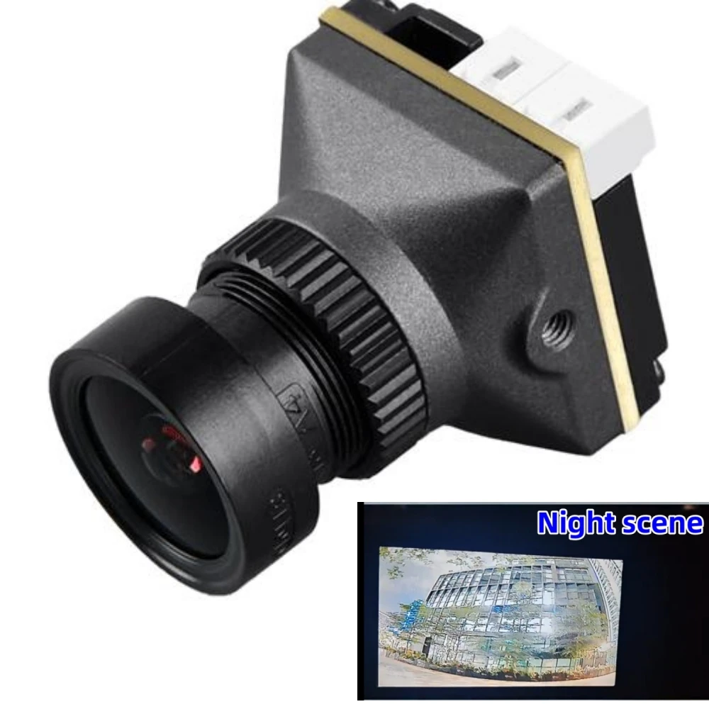 

NCZOBOEStarlight FPV-камера ночного видения для дронов, слабый свет 0,001 люкс, Sony CMOS 1/1,8 дюйма, 120 дБ WDR, 3DNR, выход CVBS, PAL/NTSC