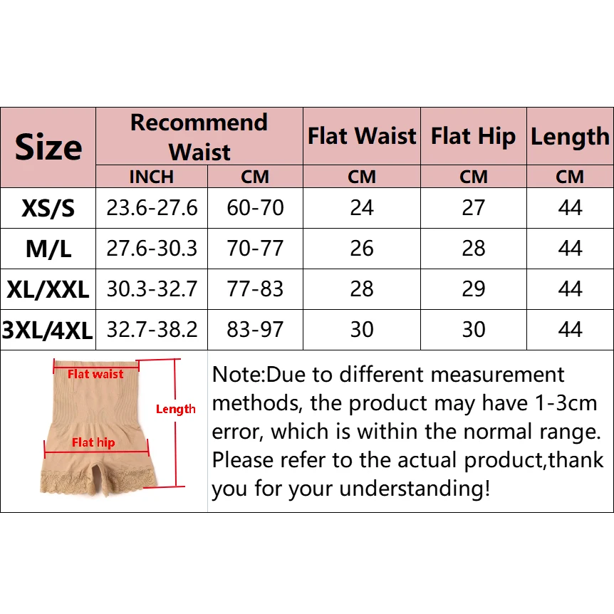 Women Shapewear High waist Butt Lifter Slimming Underwear Body Shaperwear Women\'s Waist Trainer Slimming Sheath Woman Flat Belly